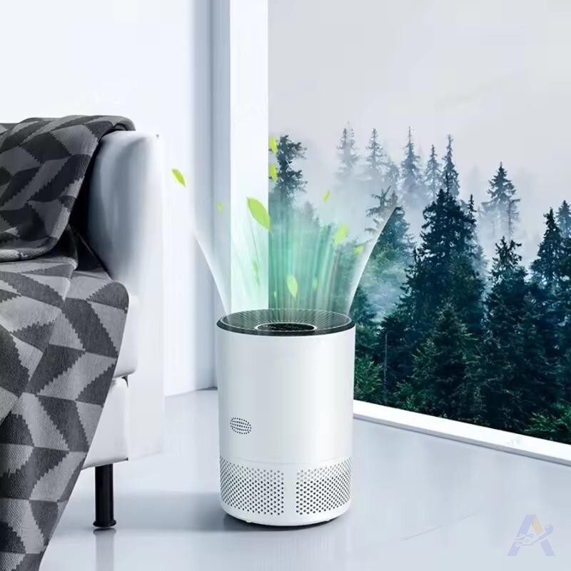Smart HEPA Air Purifier – App Control & Air-Quality Display, Removes Dust, Pollen, Smoke, Odors & PM2.5